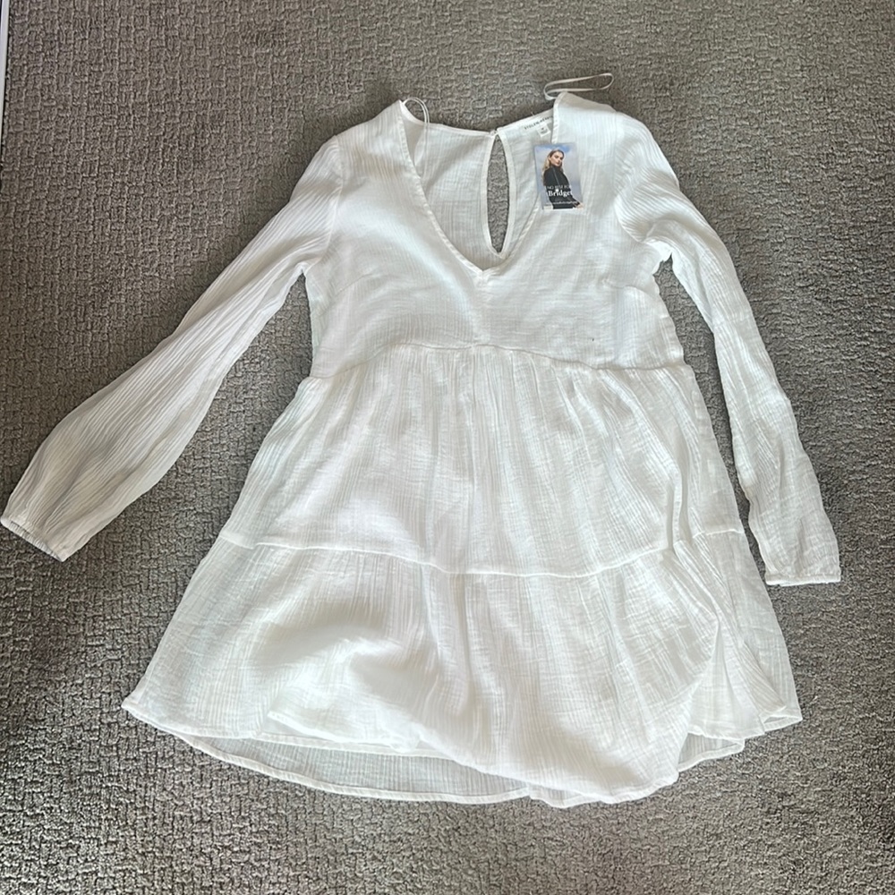 New white mini dress